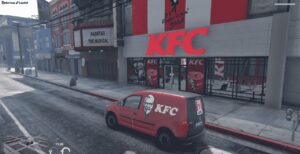 kfc car kfc map