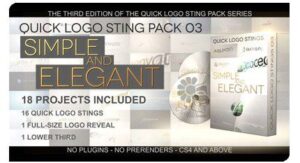 ae videohive quick logo sting pack 03 simple and elegant