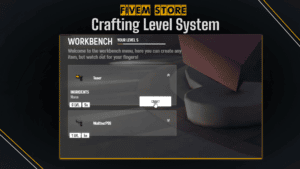 qbcore crafting system v1 levelingexp