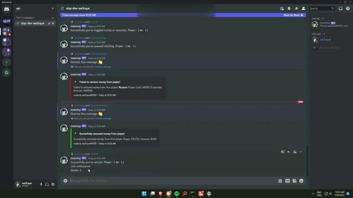 fivem discord admin panel bot control server with discord preview 1