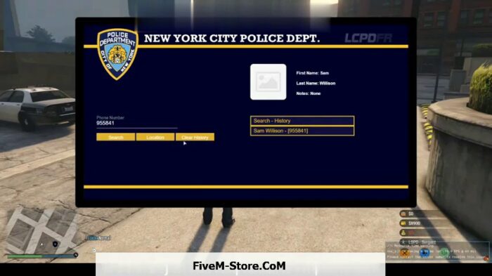 police phone database system preview 1