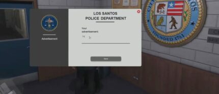 police advertisement system